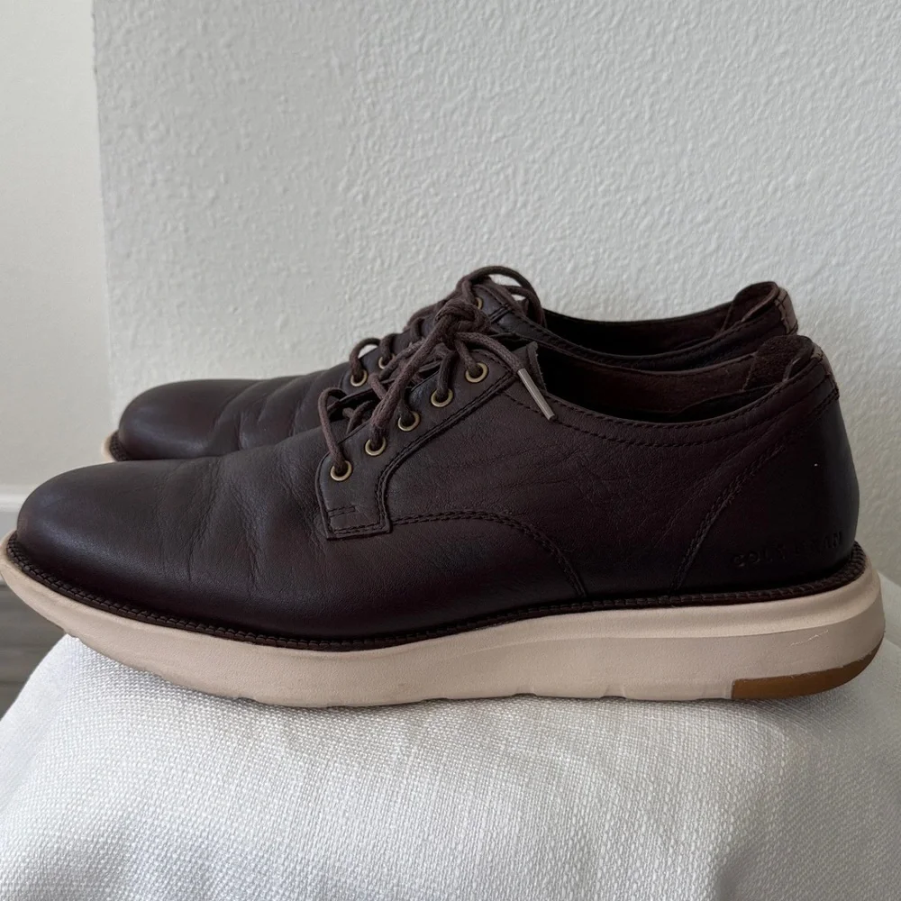Cole Haan Grand Plus Essex Wedge Oxford Dark Coffee (C33828) Men's Size 9M